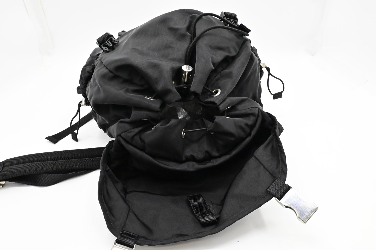 Prada Medium Hiking Backpack in Black Nylon