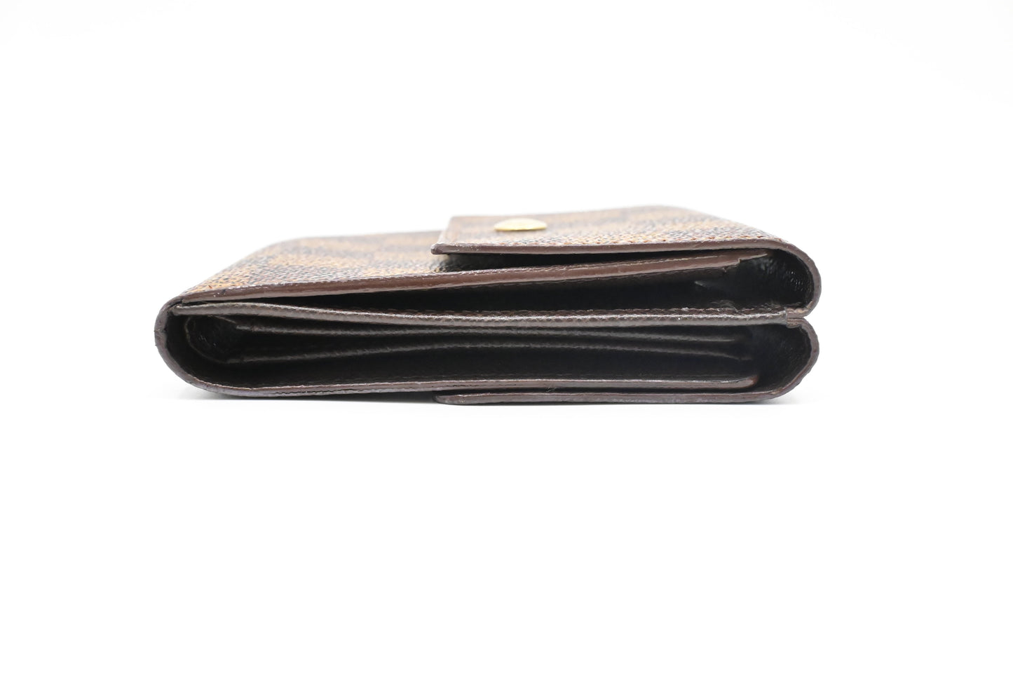 Louis Vuitton Elise Wallet in Damier Ebene Canvas