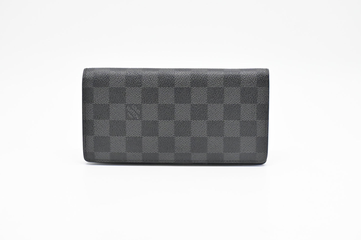 Louis Vuitton Brazza Wallet in Damier Graphite Canvas