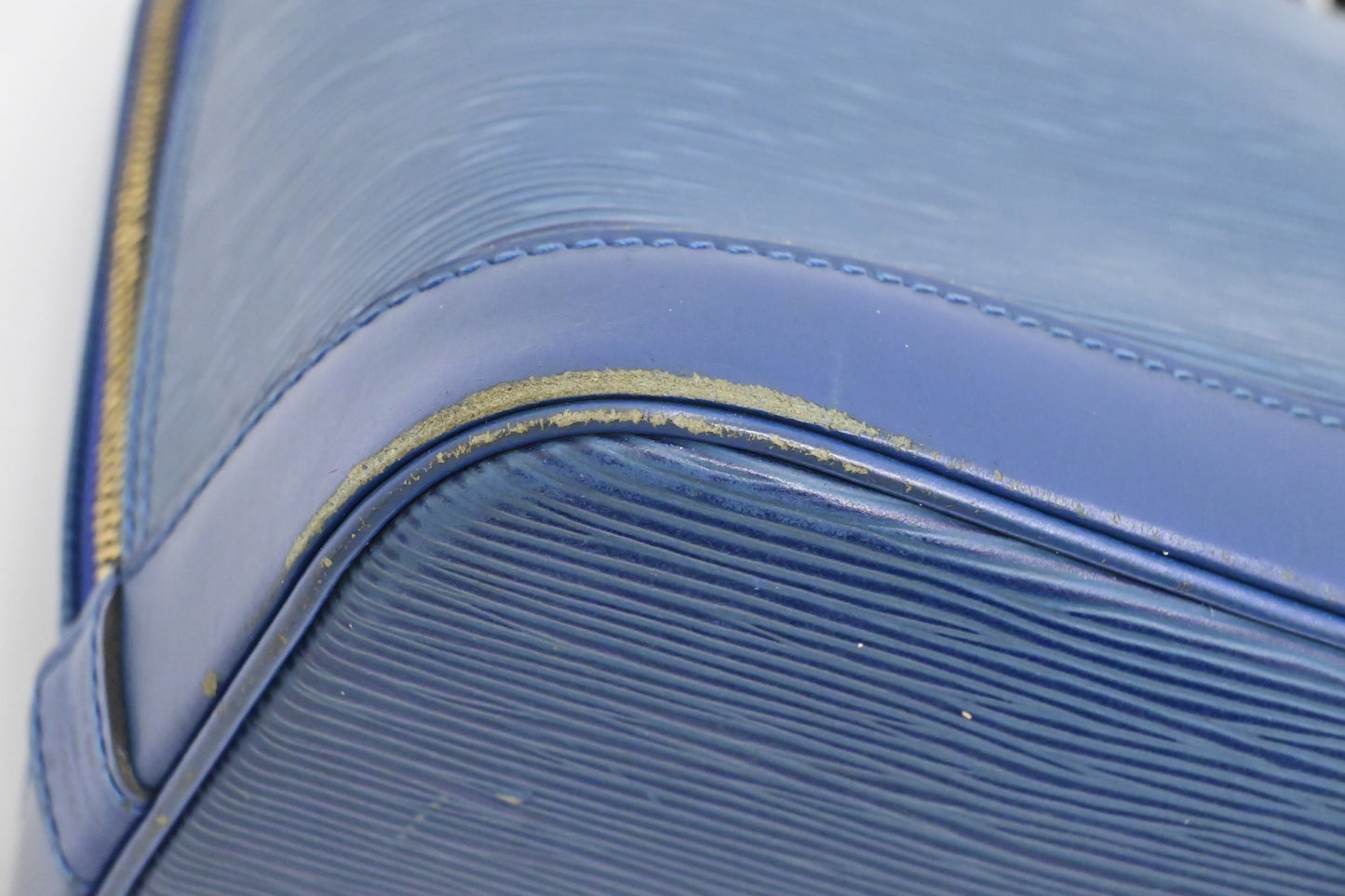 Louis Vuitton Alma PM in Blue Epi Leather