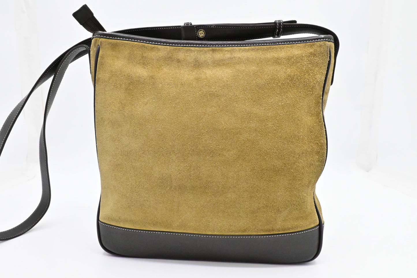 Loewe Crossbody in Brown Suede