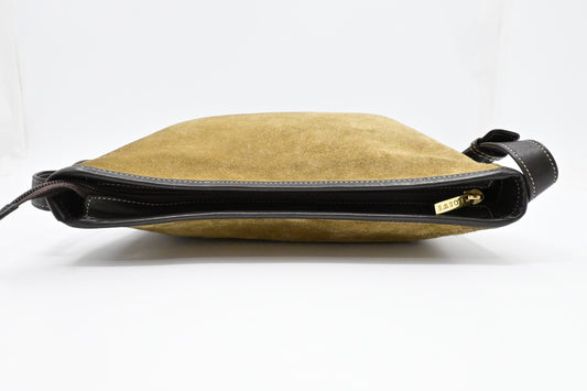 Loewe Crossbody in Brown Suede