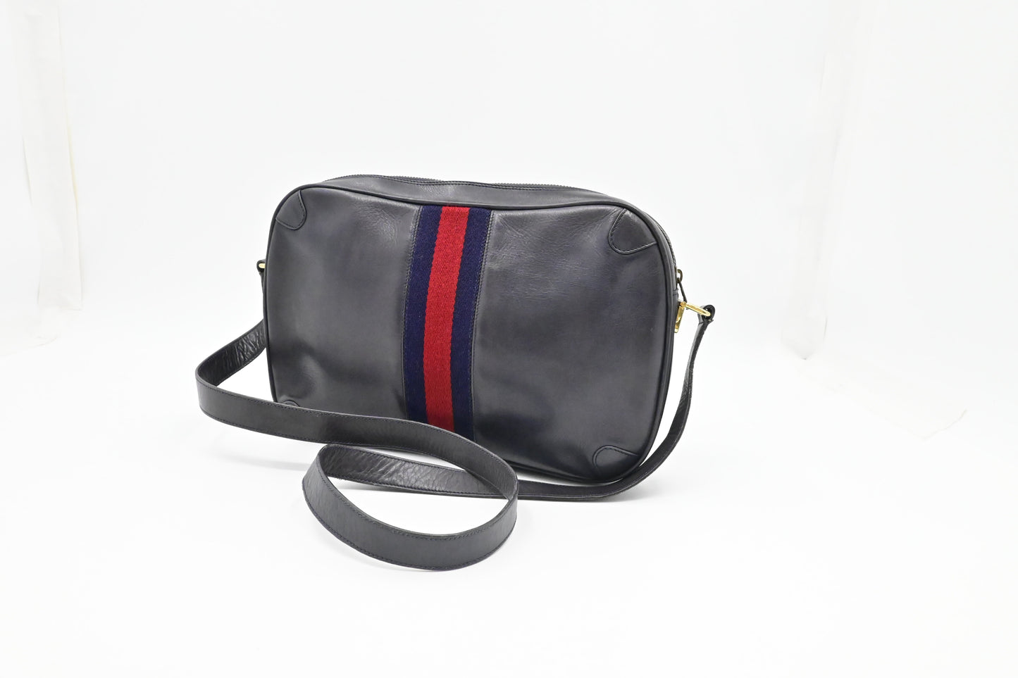 Gucci Crossbody in Navy Blue Leather