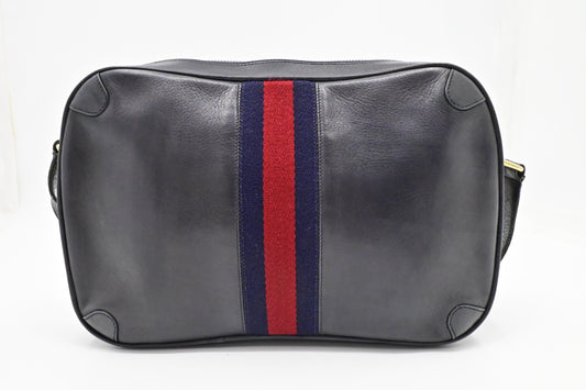 Gucci Crossbody in Navy Blue Leather