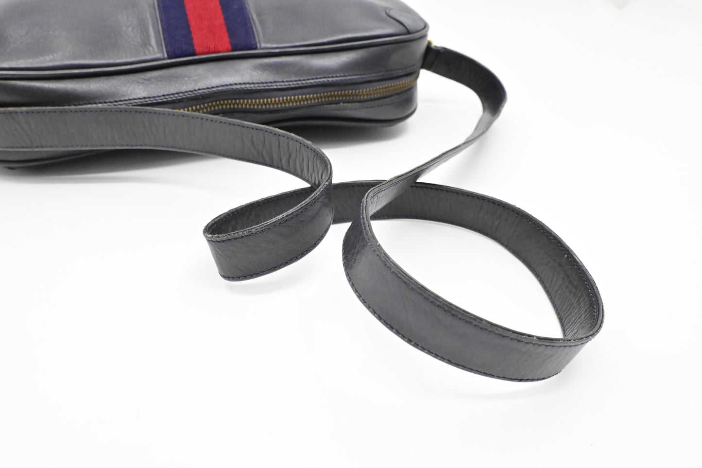 Gucci Crossbody in Navy Blue Leather