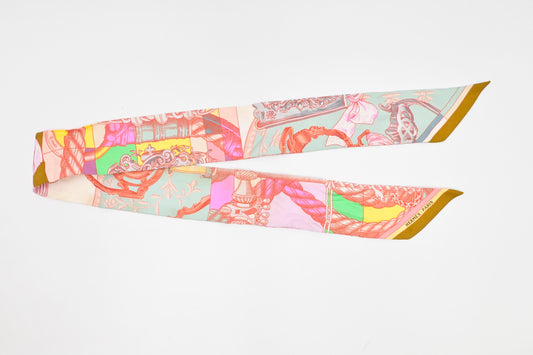 Hermes 'Cavalleria d Etriers' Twilly in Silk