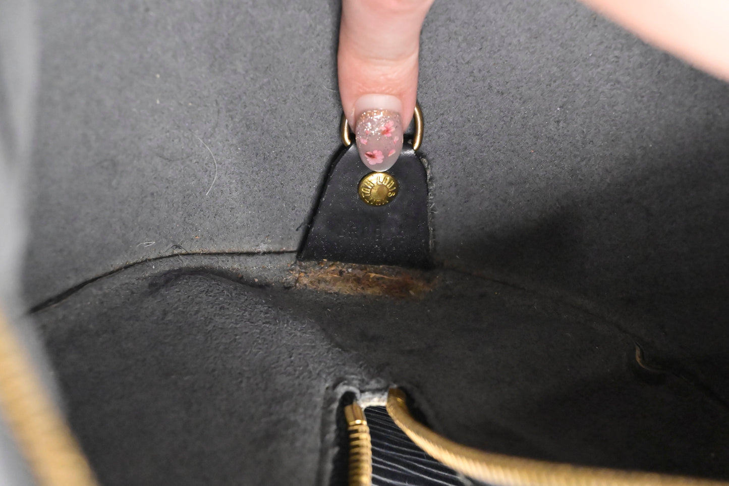 Louis Vuitton Soufflot in Black Epi Leather