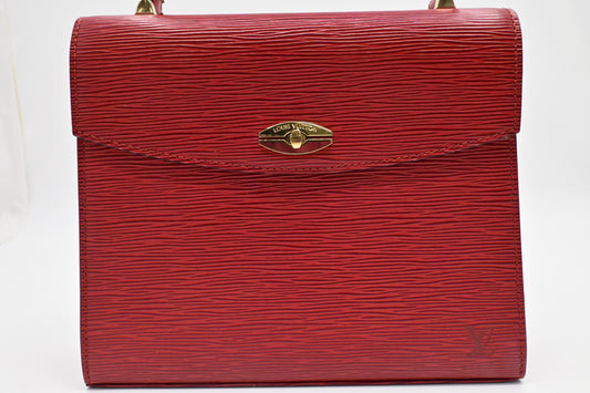 Louis Vuitton Malesherbes in Red Epi Leather