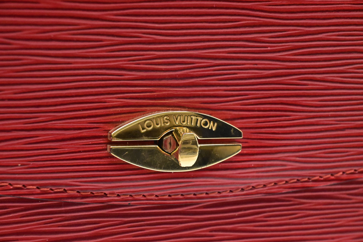 Louis Vuitton Malesherbes in Red Epi Leather
