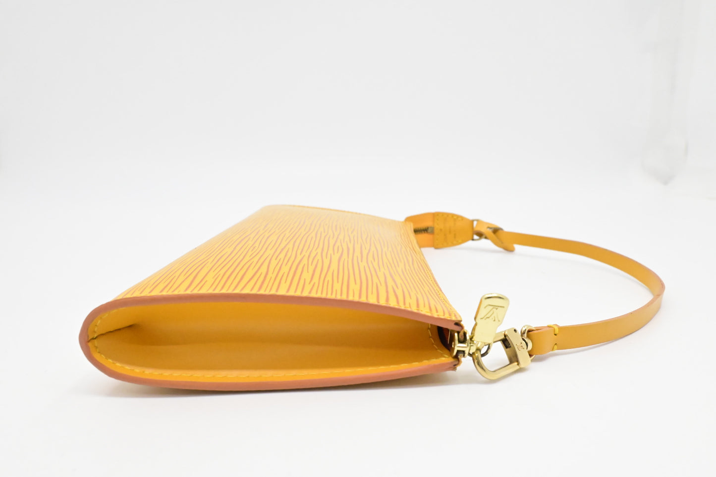 Louis Vuitton Pochette Accessoire in Yellow Epi Leather