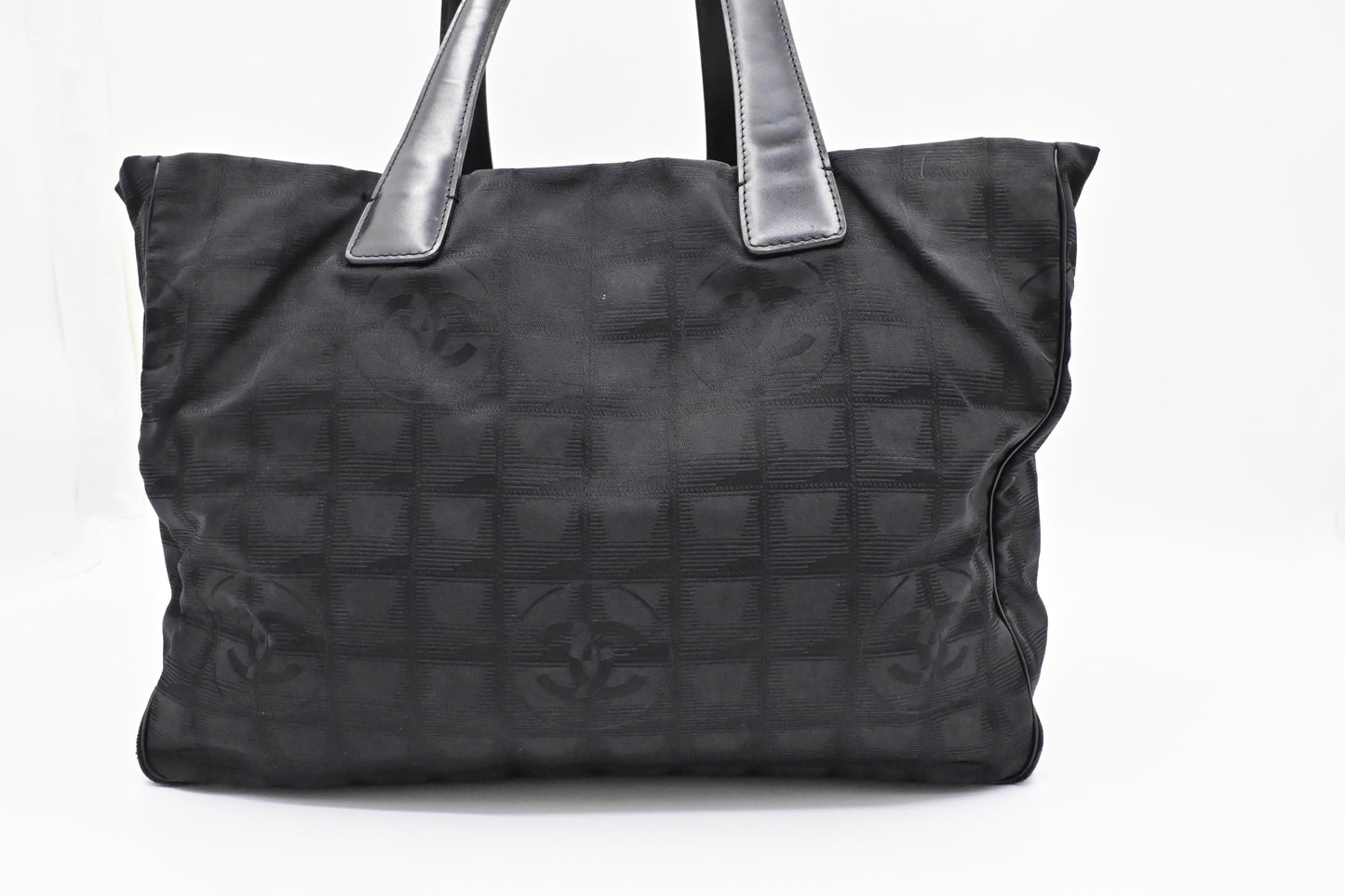Chanel New Travel Line Tote in Black Canvas