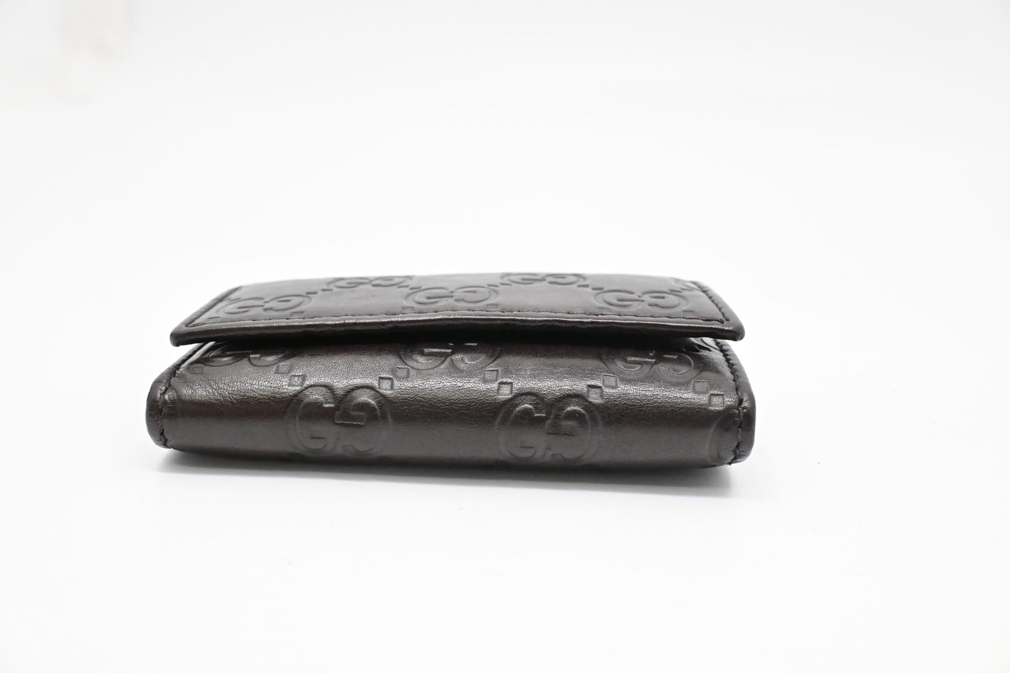 Gucci 6 Key Case in Brown Guccissima Leather