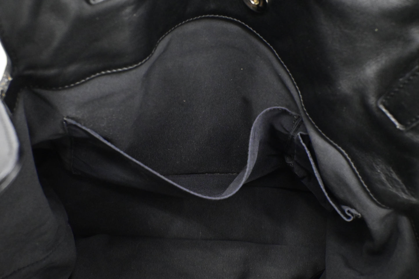 Chanel Camellia Tote in Black Canvas