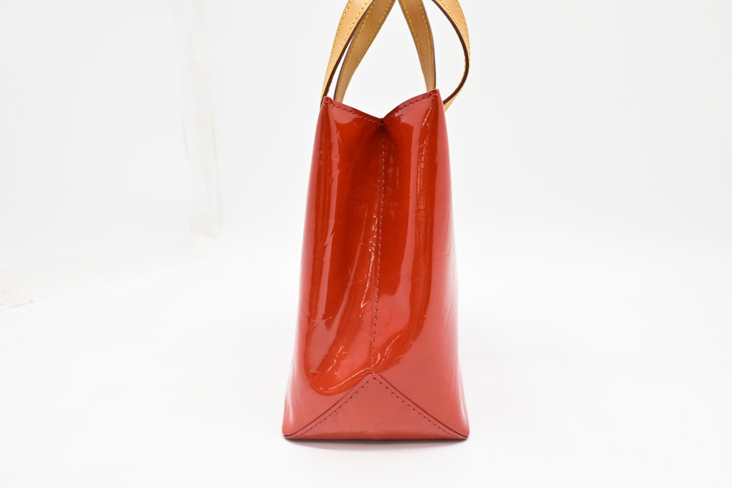 Louis Vuitton Reade PM in Rouge Grenadine Vernis Leather