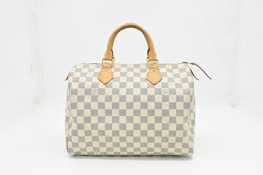 Louis Vuitton Speedy 30 in Damier Azur Canvas