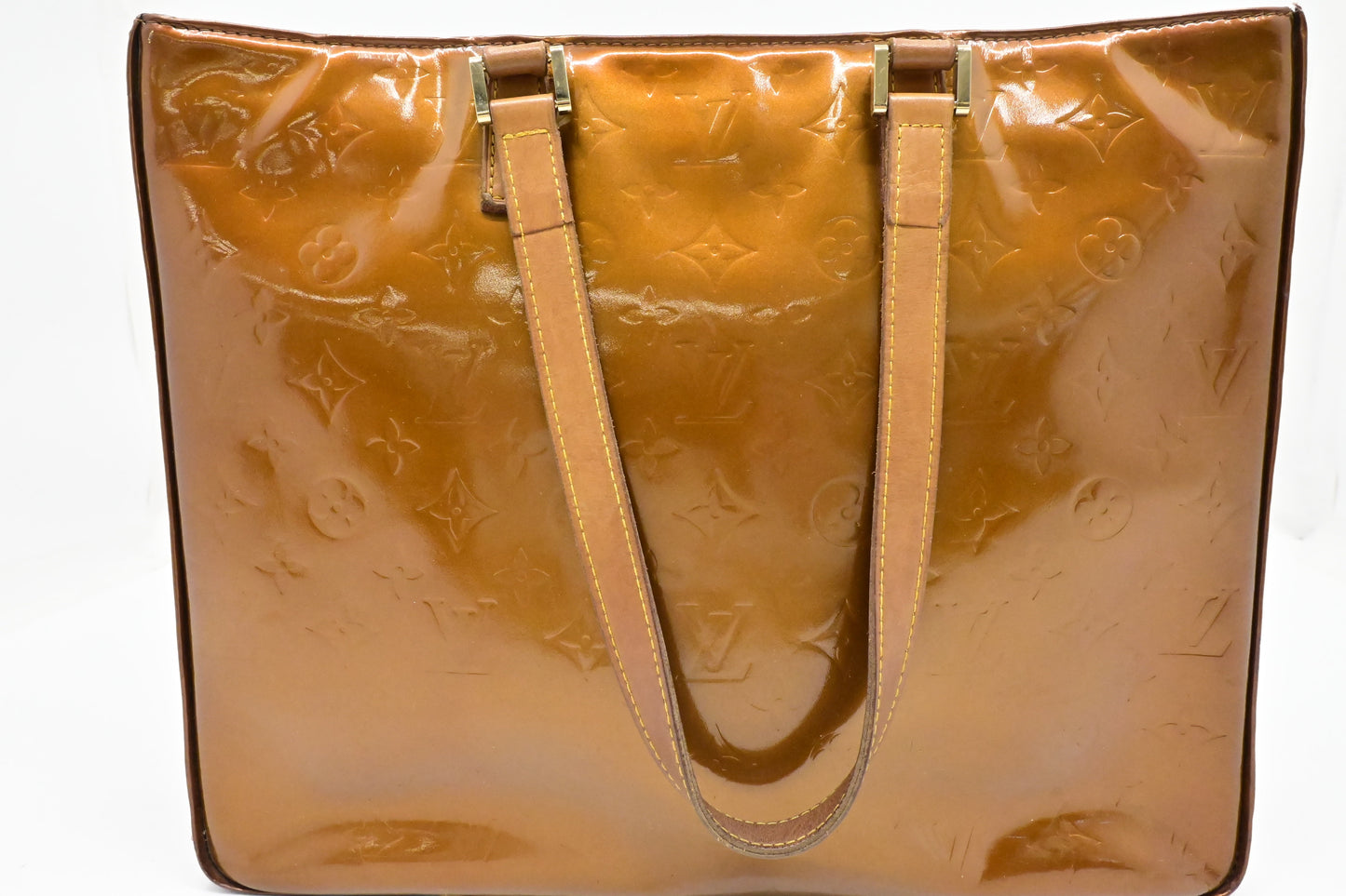 Louis Vuitton Columbus in Bronze Vernis Leather