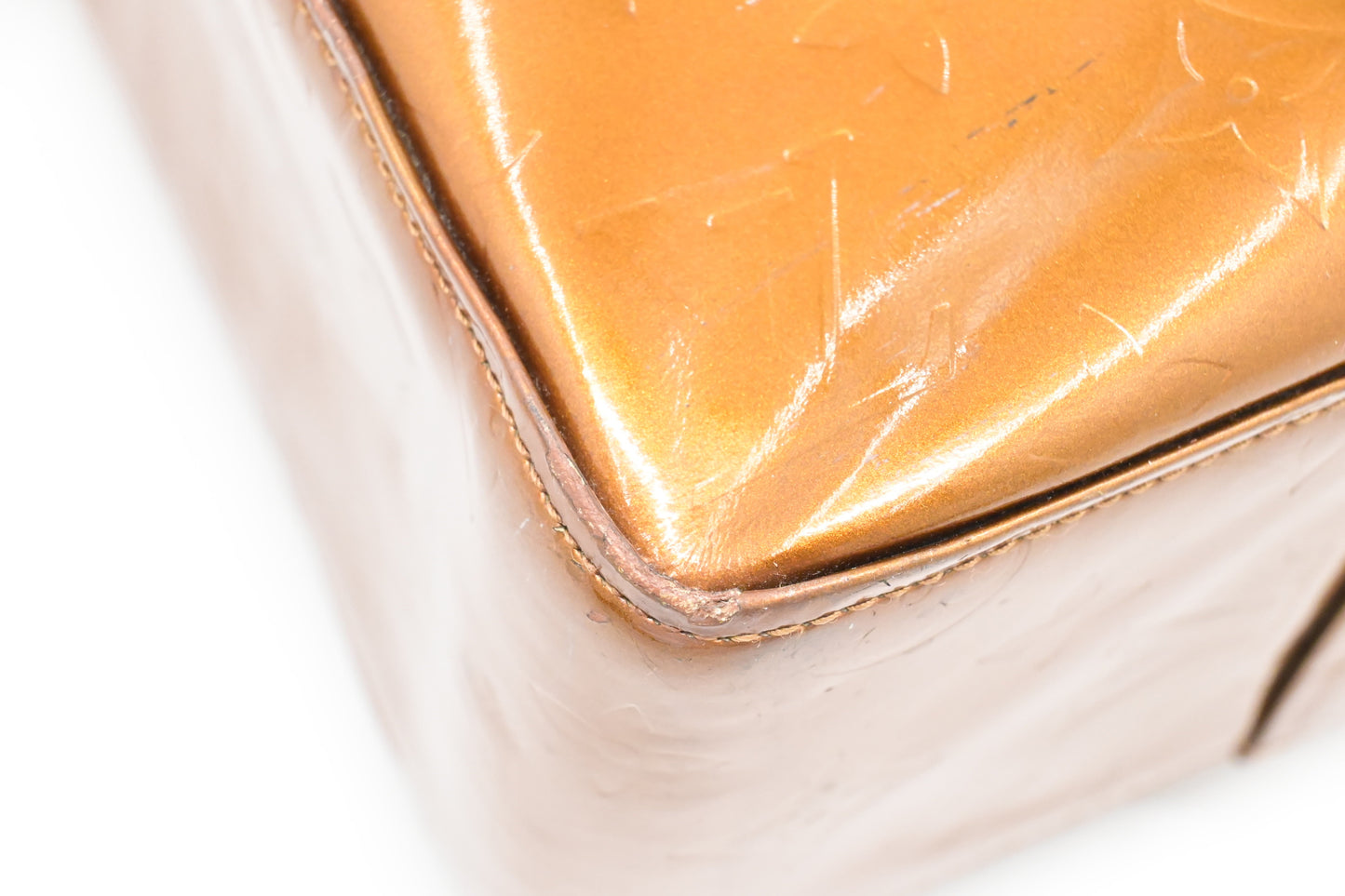 Louis Vuitton Columbus in Bronze Vernis Leather