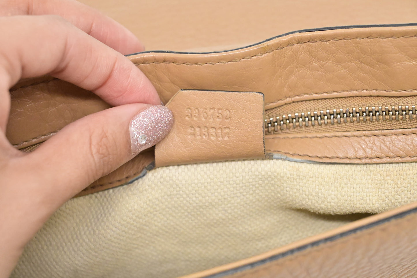 Gucci Soho Crossbody in Light Brown Leather