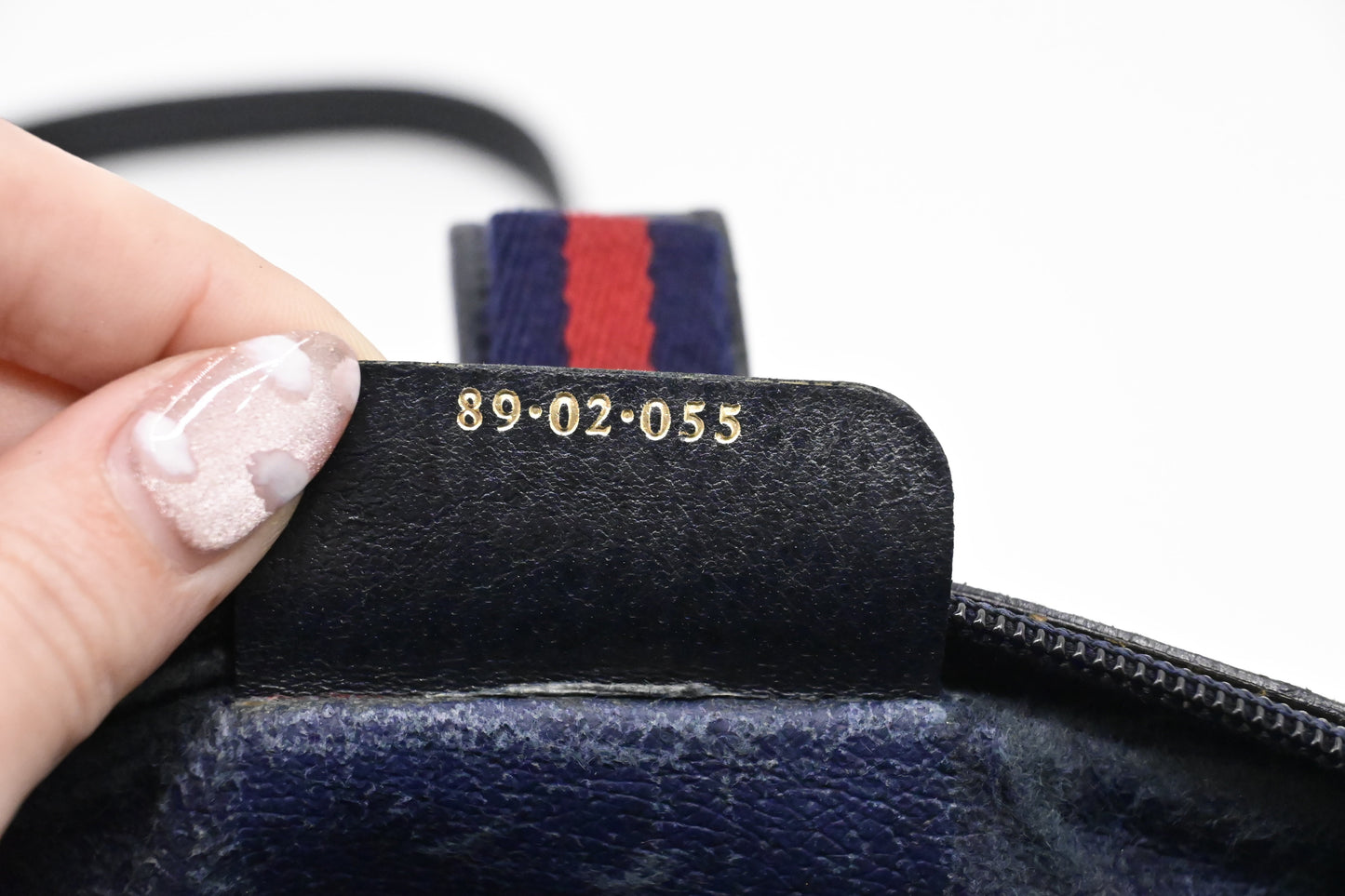 Gucci Small Crossbody in Blue GG Supreme Canvas