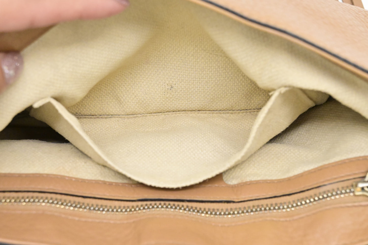 Gucci Soho Crossbody in Light Brown Leather