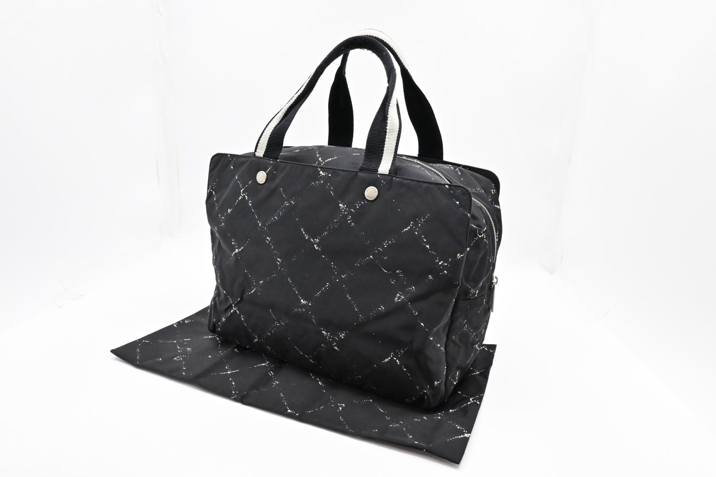 Chanel Travel Bag in Black Travel Line Canvas