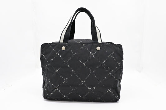 Chanel Travel Bag in Black Travel Line Canvas