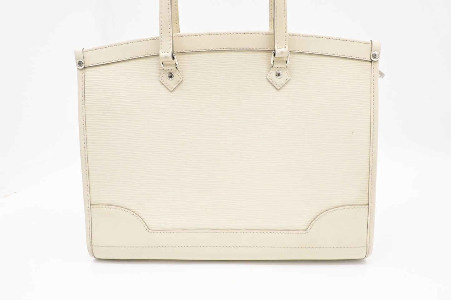 Louis Vuitton Madeleine GM in White Epi Leather