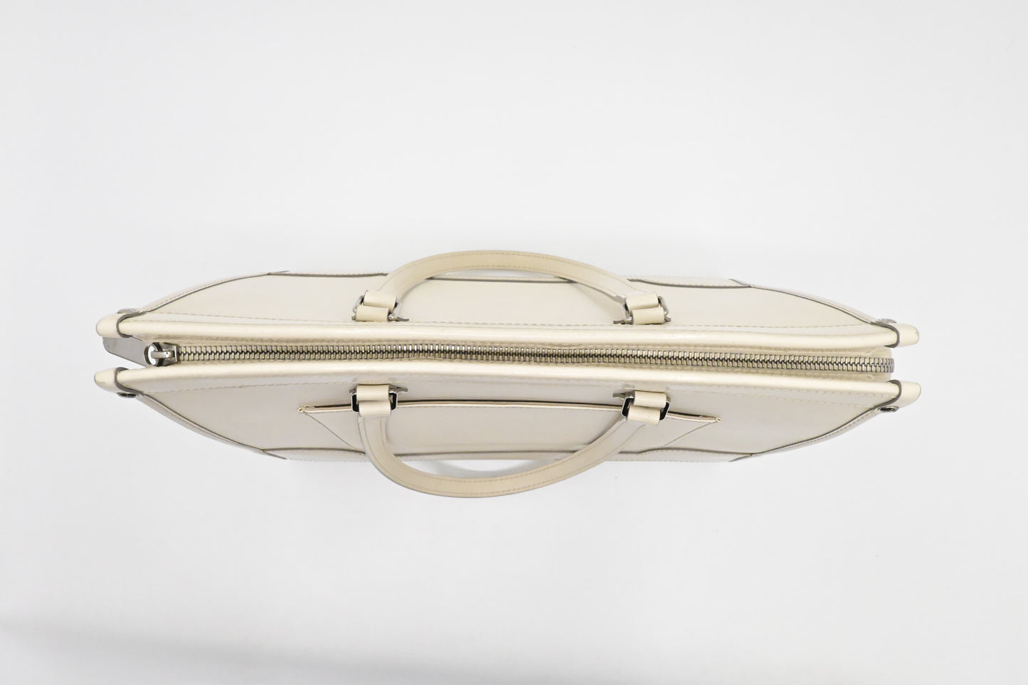 Louis Vuitton Madeleine GM in White Epi Leather