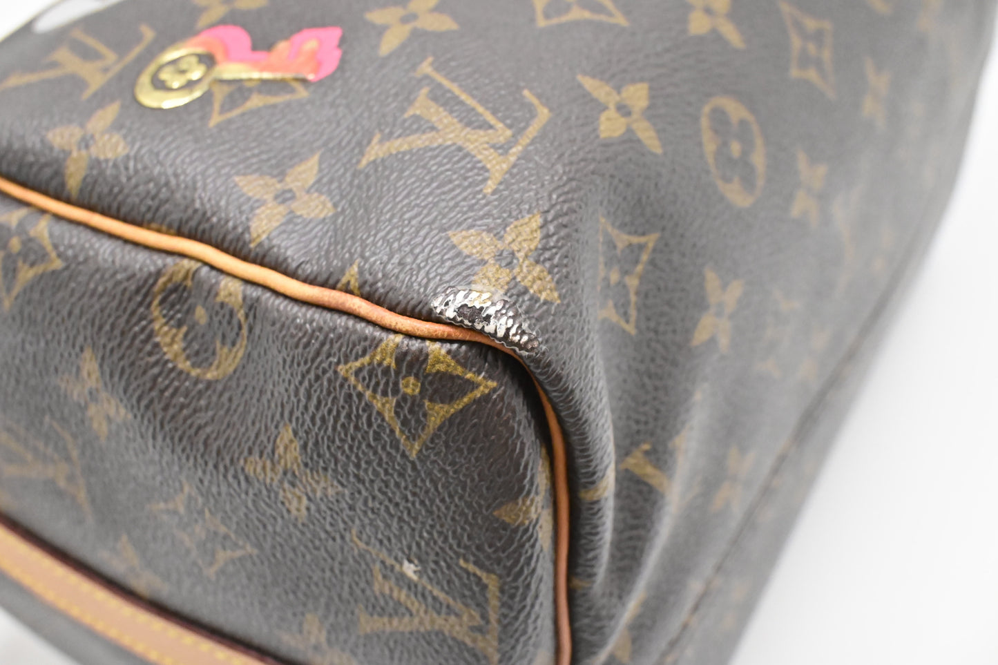 Louis Vuitton Speedy 30 Bandouliere in Love Lock Monogram Canvas