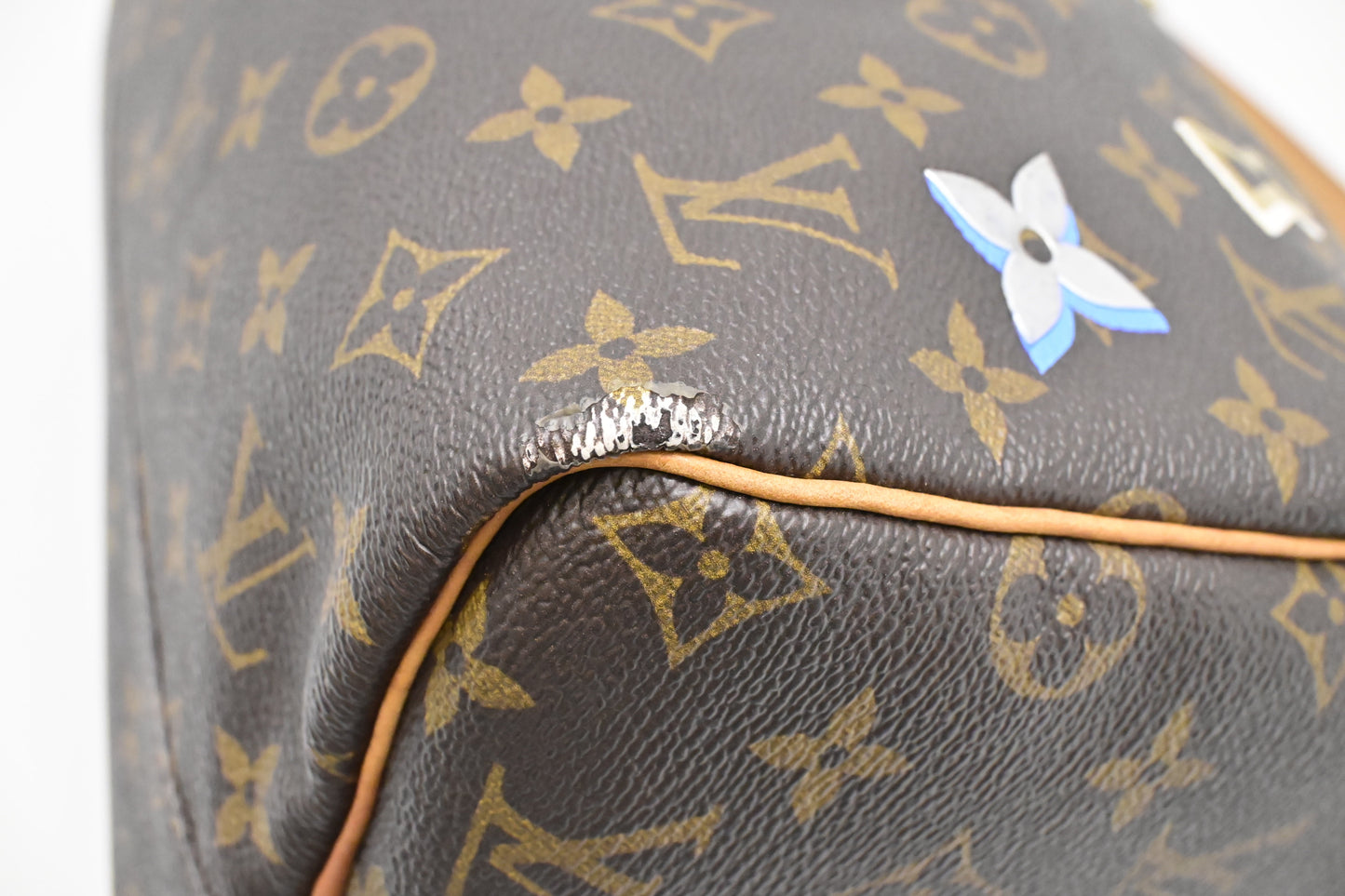Louis Vuitton Speedy 30 Bandouliere in Love Lock Monogram Canvas