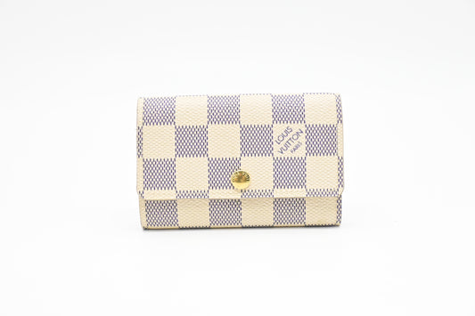 Louis Vuitton 6 Key Case in Damier Azur Canvas