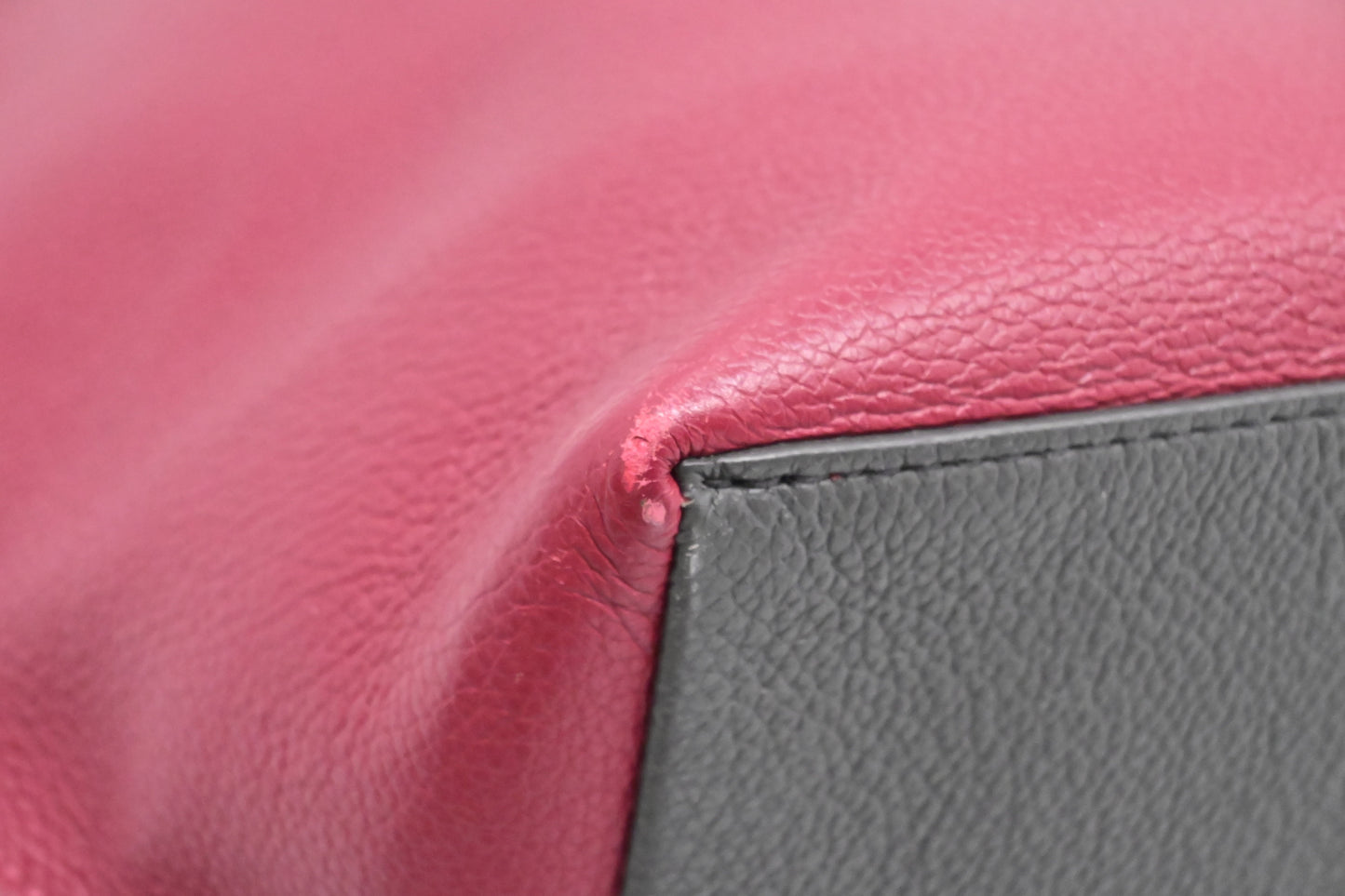 Louis Vuitton Lockme Go Tote in Pink Red Leather