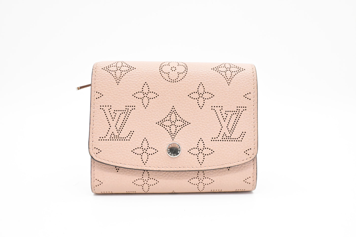 Louis Vuitton Iris Compact Wallet in Rose Jasmin Mahina Leather