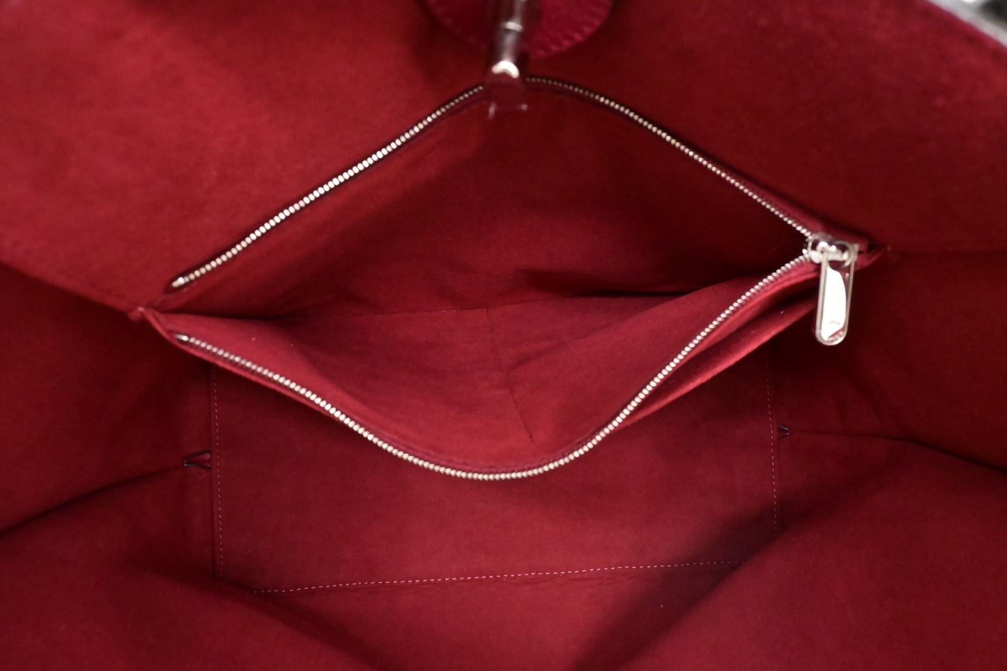 Louis Vuitton Lockme Go Tote in Pink Red Leather