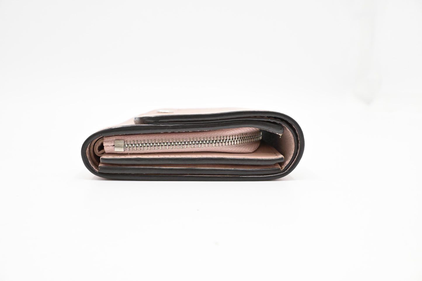 Louis Vuitton Iris Compact Wallet in Rose Jasmin Mahina Leather
