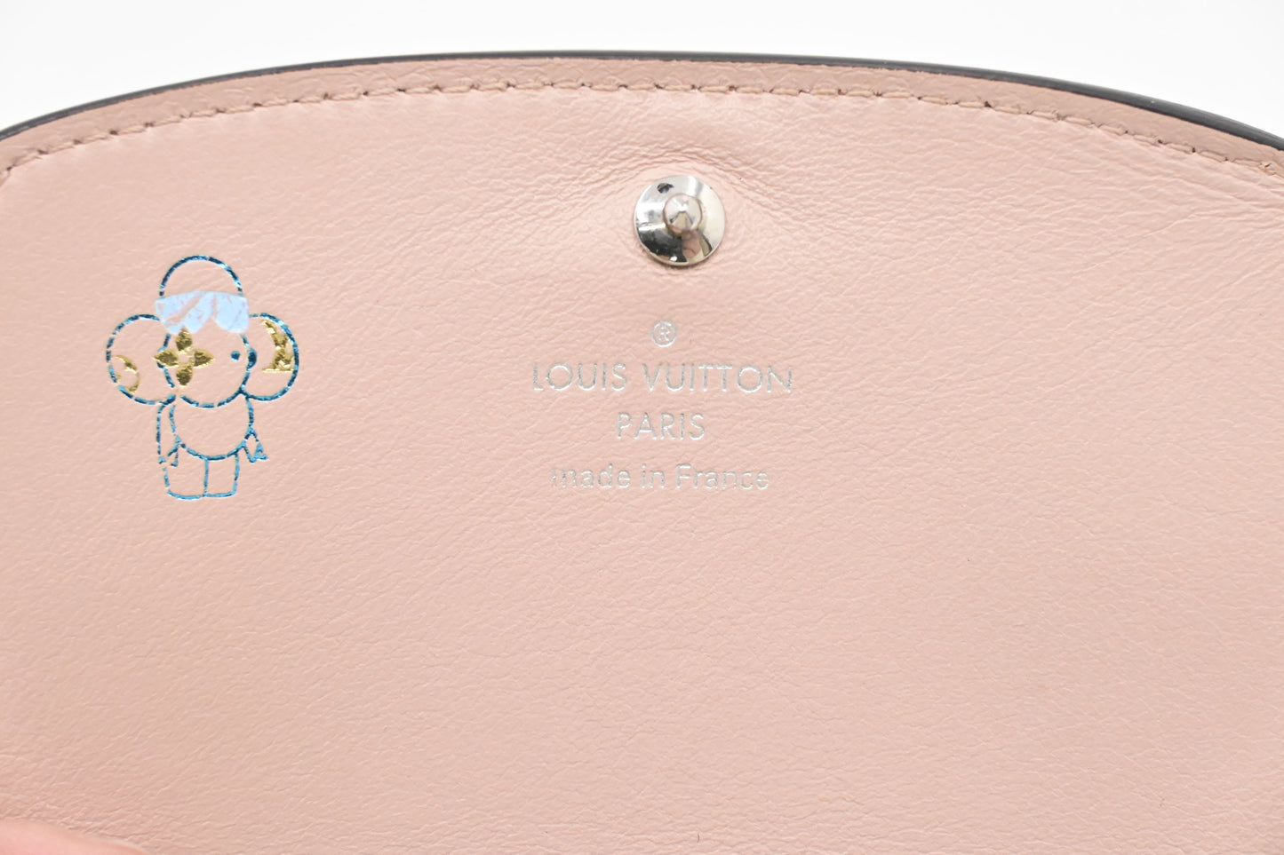 Louis Vuitton Iris Compact Wallet in Rose Jasmin Mahina Leather