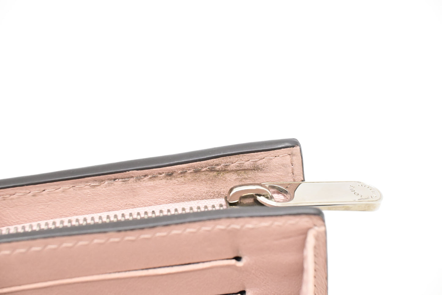 Louis Vuitton Iris Compact Wallet in Rose Jasmin Mahina Leather