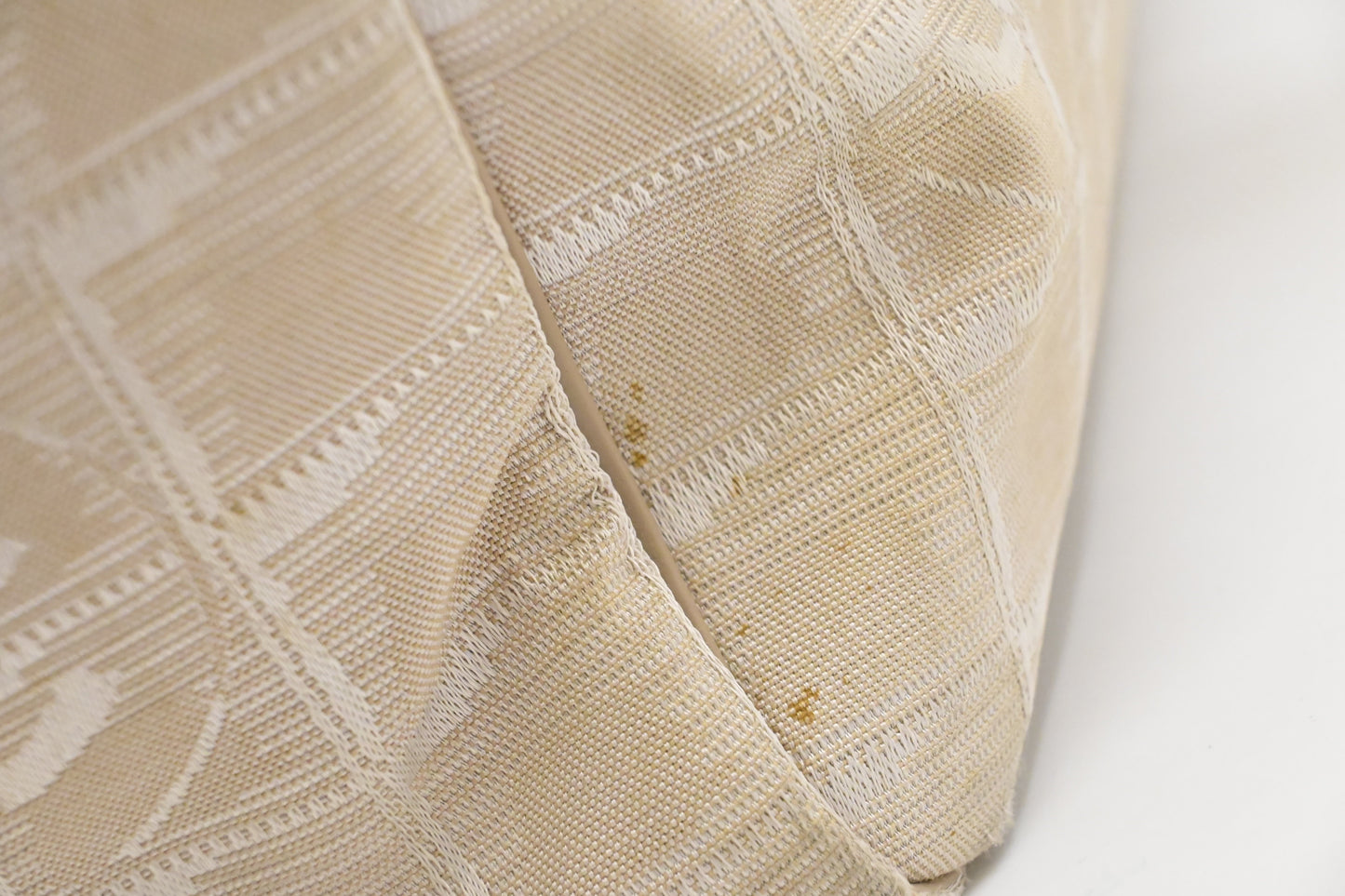 Chanel New Travel Line Zip Tote in Champagne Canvas