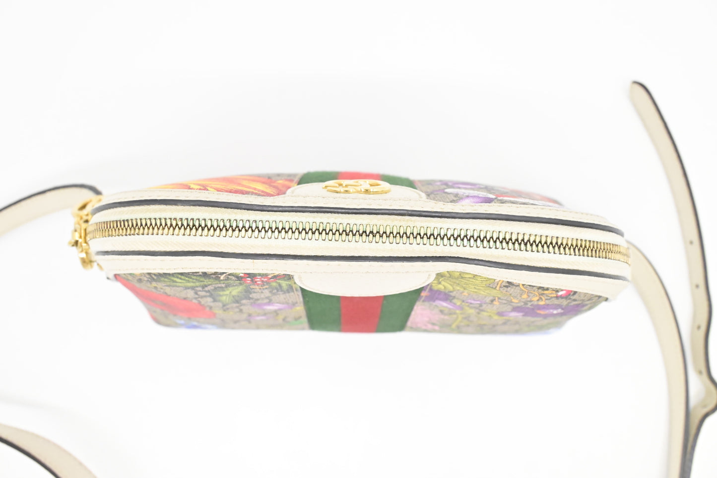 Gucci Ophidia Flora Crossbody in GG Canvas