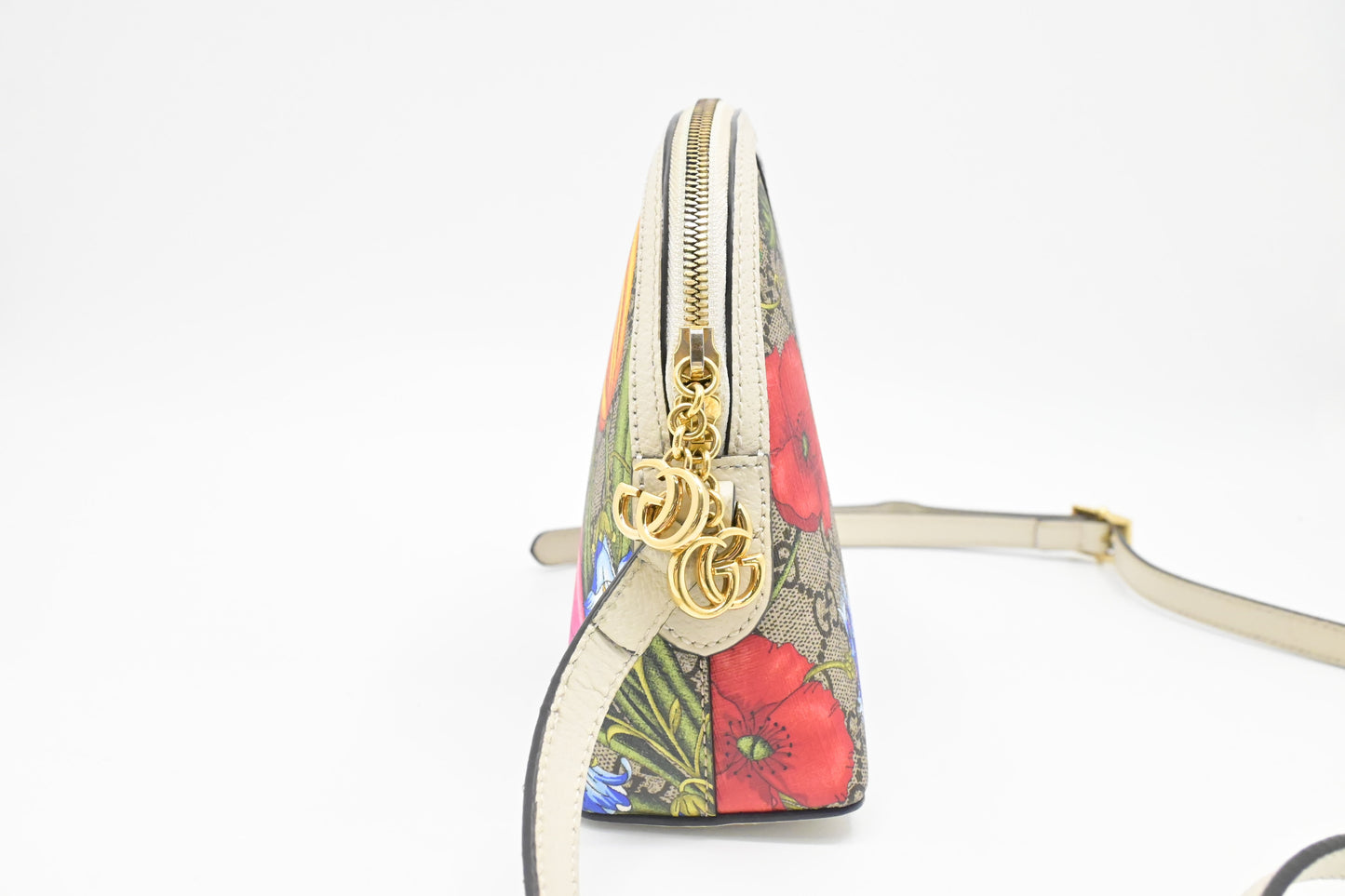 Gucci Ophidia Flora Crossbody in GG Canvas