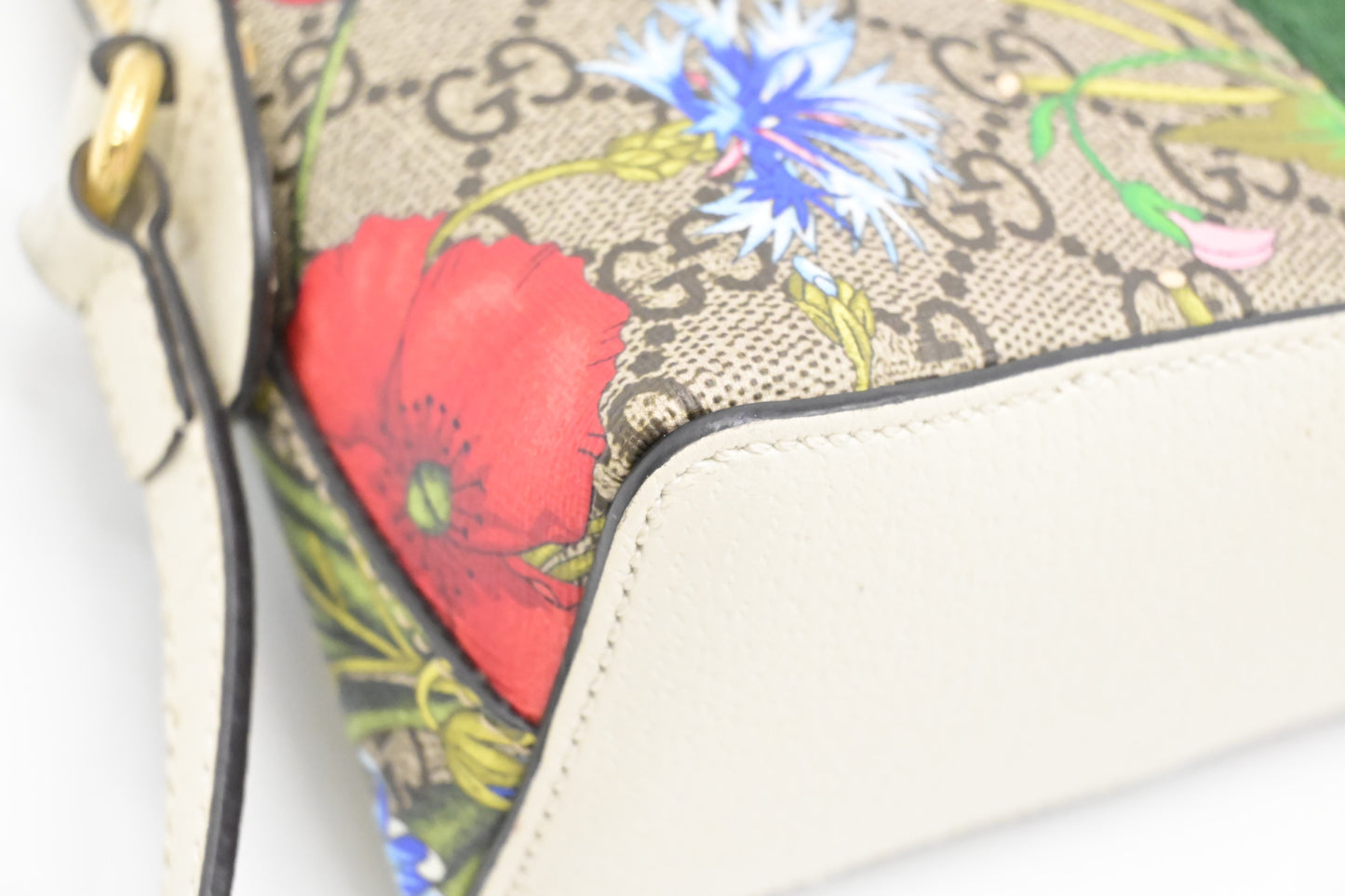Gucci Ophidia Flora Crossbody in GG Canvas