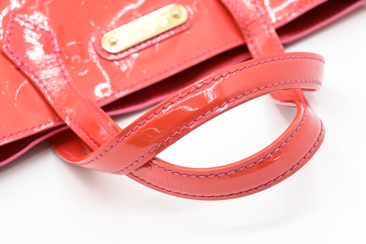 Louis Vuitton Wilshire PM in Rouge Grenadine Vernis Leather