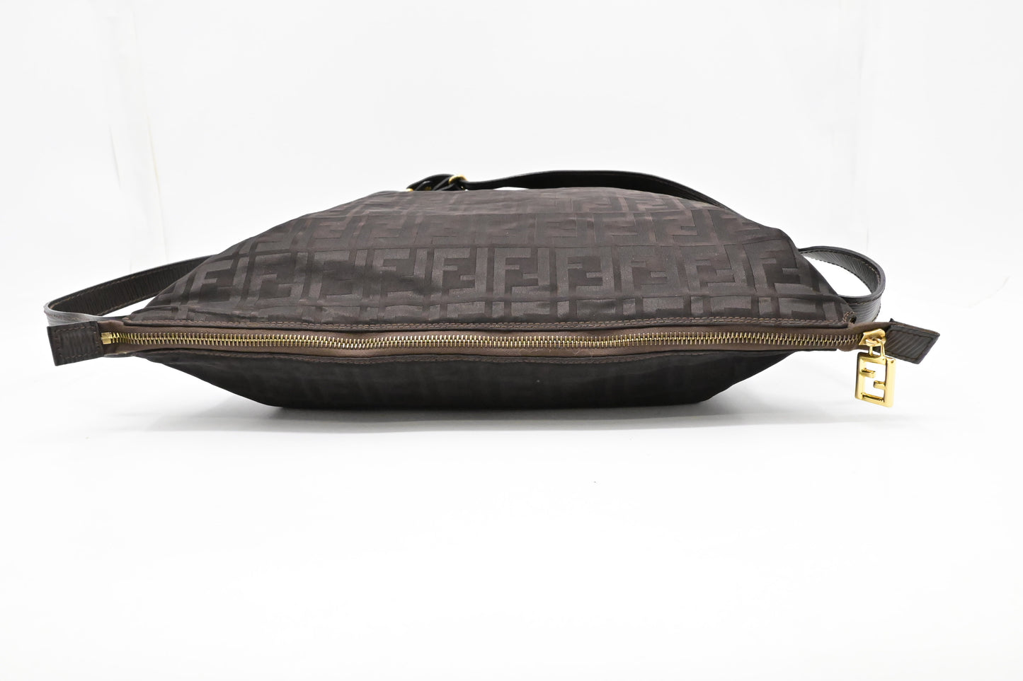 Fendi Large Crossbody in Brown FF Nylon