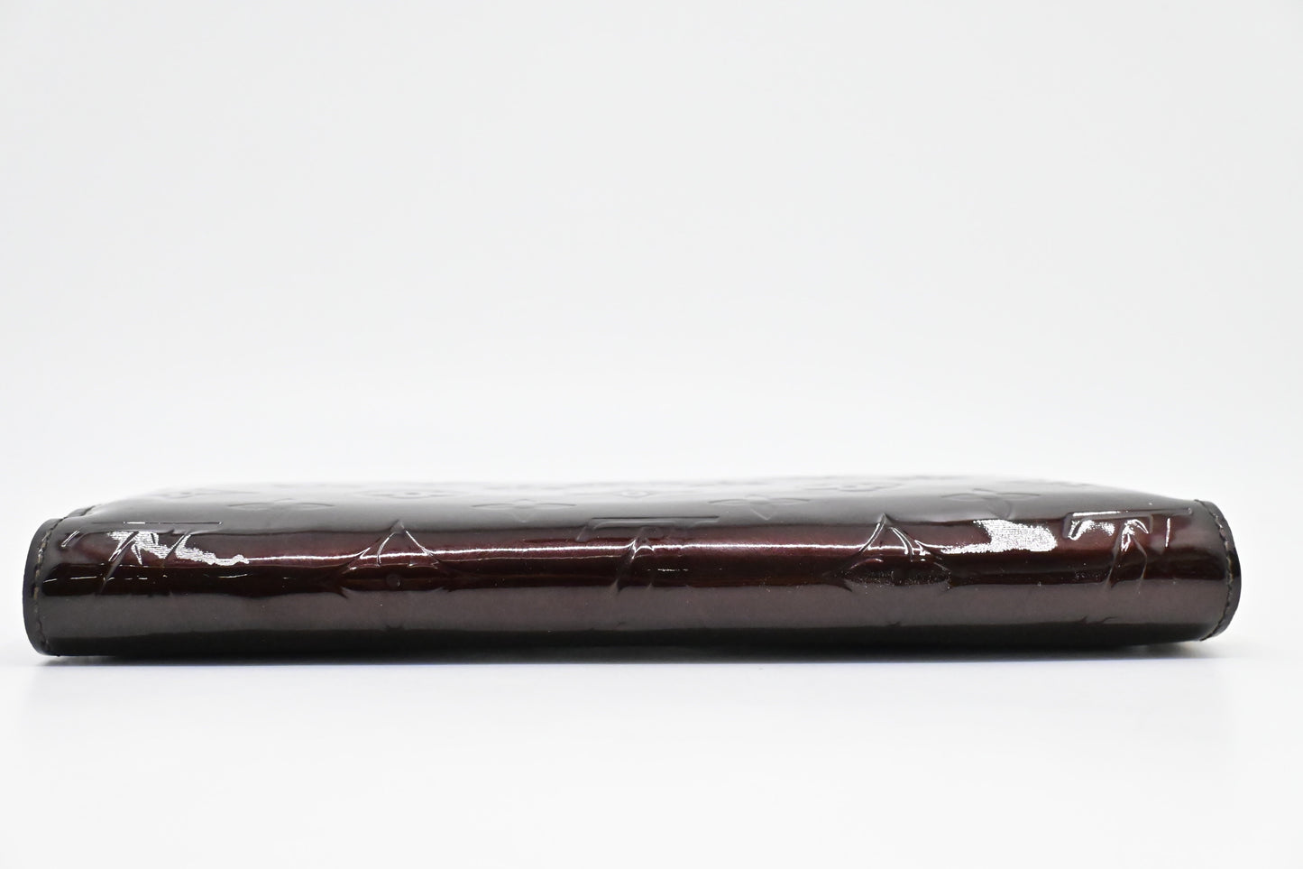 Louis Vuitton Long Zippy Wallet in Amarante Vernis Leather