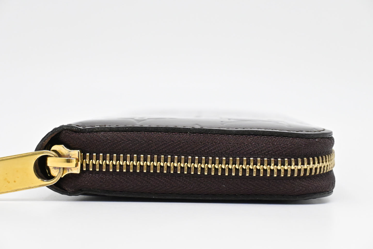 Louis Vuitton Long Zippy Wallet in Amarante Vernis Leather