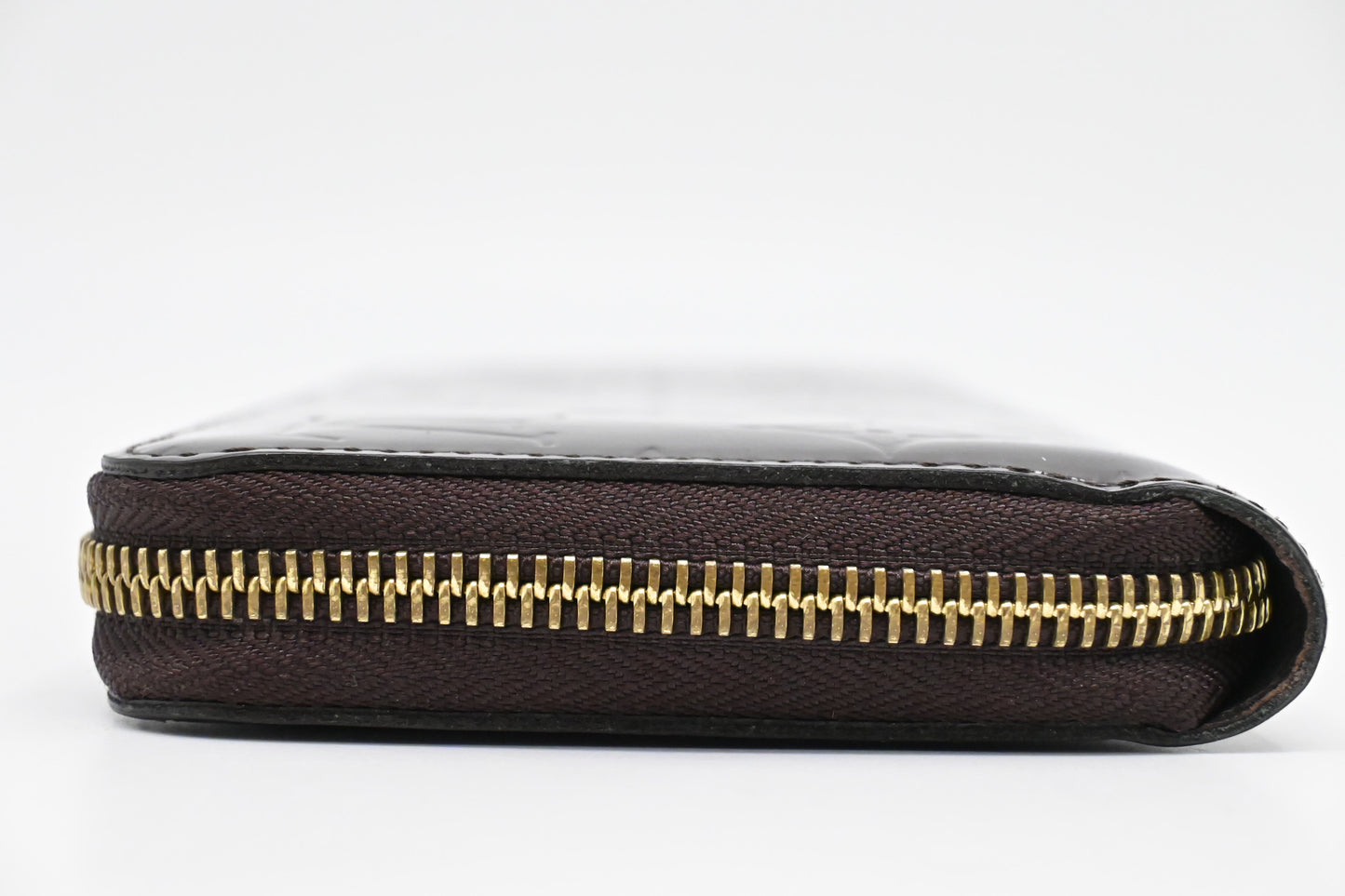 Louis Vuitton Long Zippy Wallet in Amarante Vernis Leather