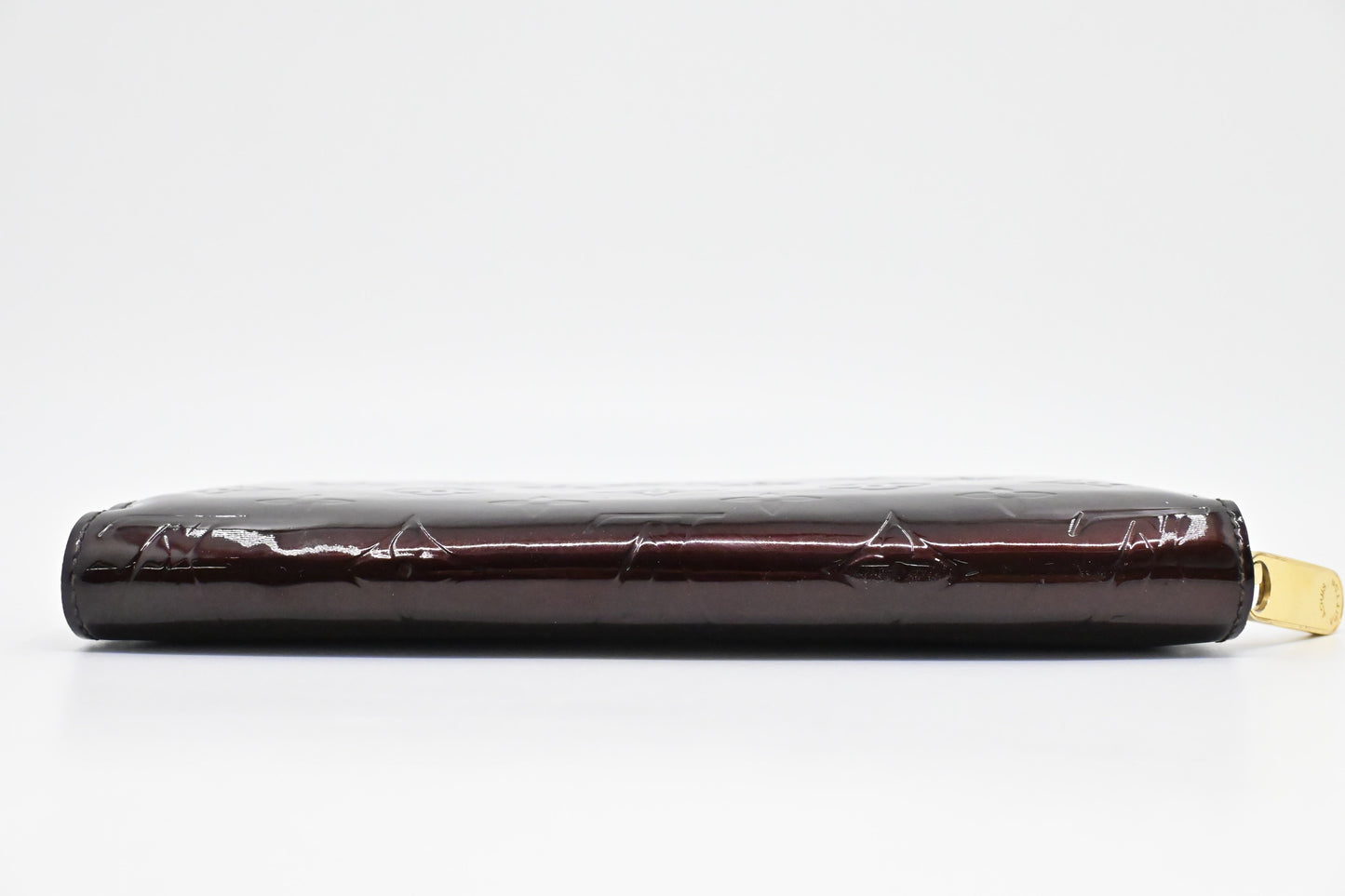 Louis Vuitton Long Zippy Wallet in Amarante Vernis Leather