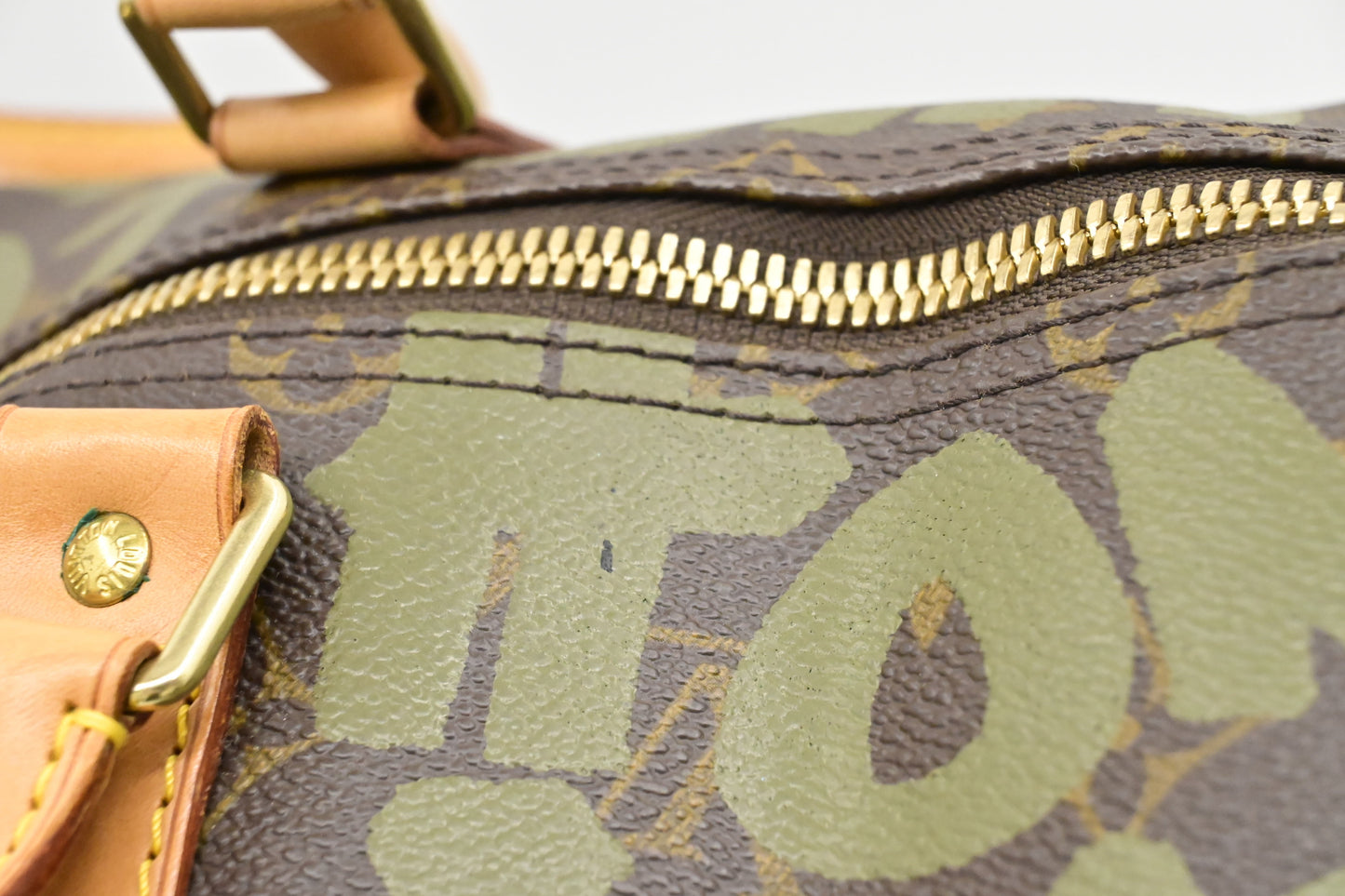 Louis Vuitton x Stephen Sprouse Keepall 50 in Green Graffiti Monogram Canvas