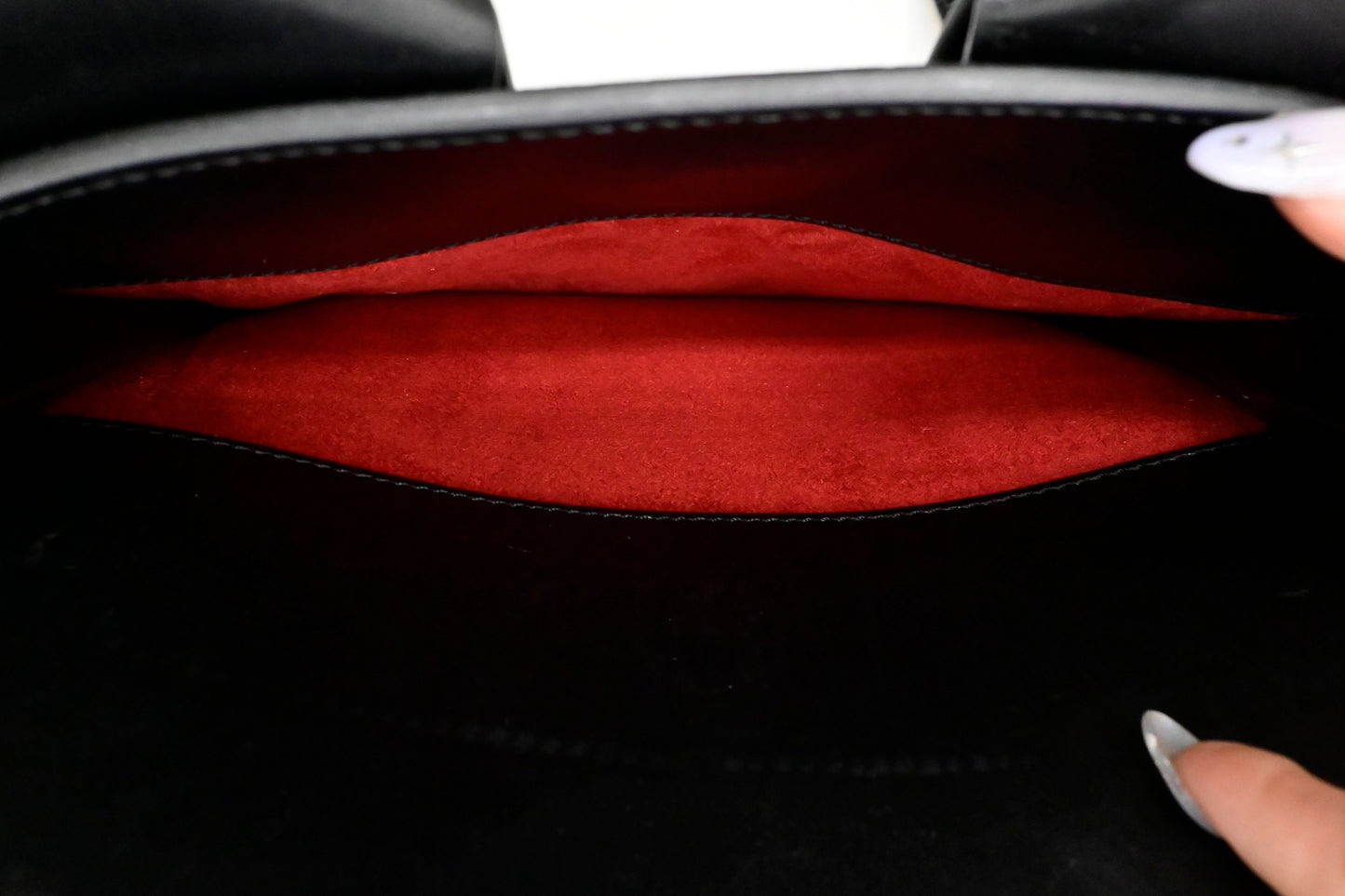 Louboutin Eloise 2-Way Bag in Black Leather