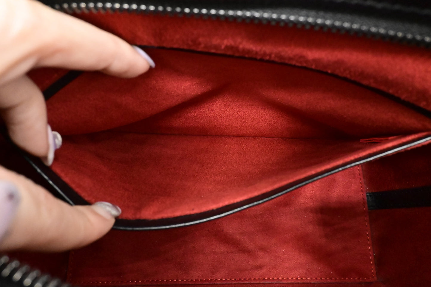 Louboutin Eloise 2-Way Bag in Black Leather